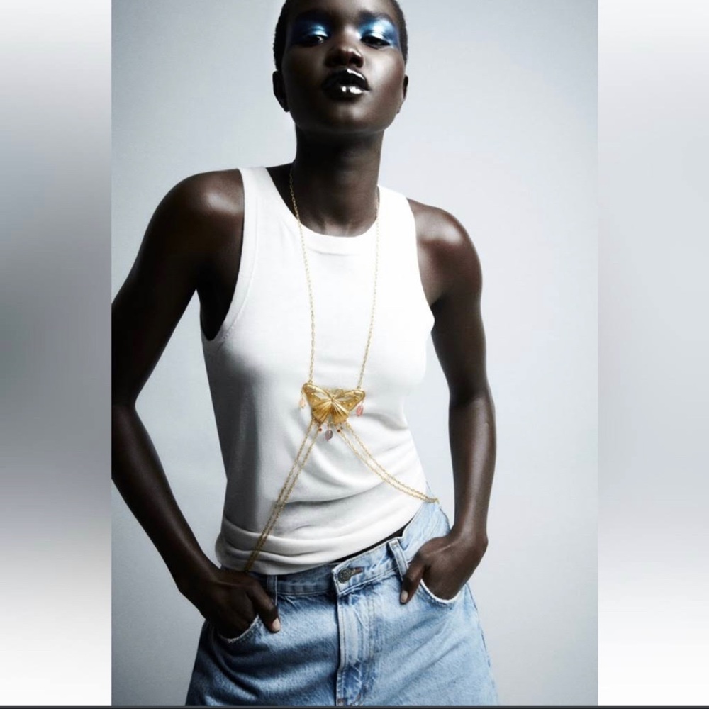 Zara Butterfly Body Chain